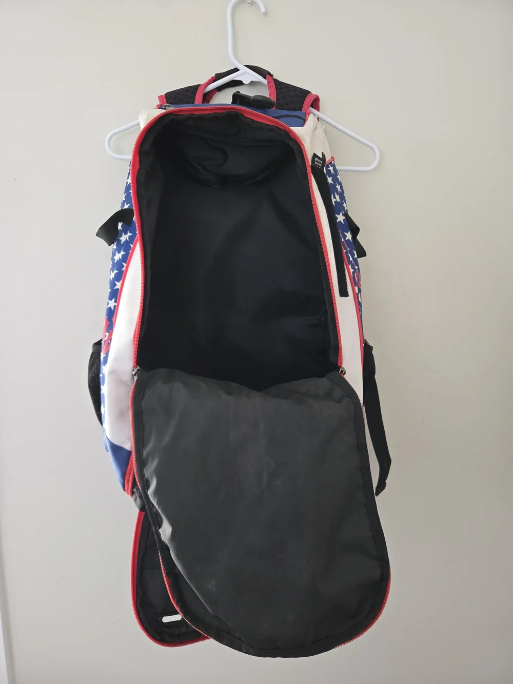Easton White, Blue & Red Baseball Or Softball Backpack